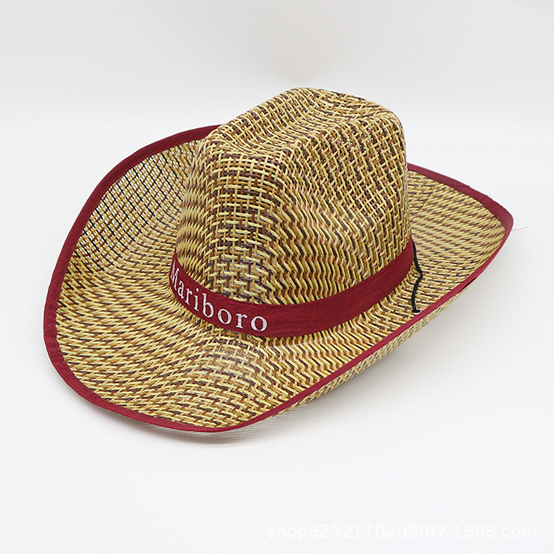 Men Retro Western Cowboy Summe - Cowboy Hat Straw recension och pris
