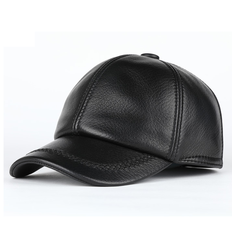 Adult New Genuine Leather Hat  - Baseball Cap Structured recension och pris