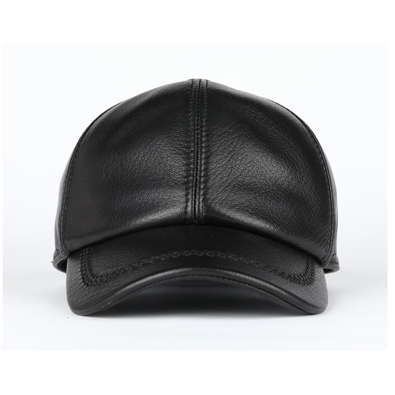 Adult New Genuine Leather Hat  - Baseball Cap Structured recension och pris