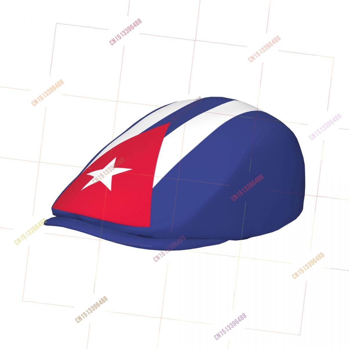 Cuba Flag Men Women Flat Ivy G - Newsboy Cap Ivy recension och pris