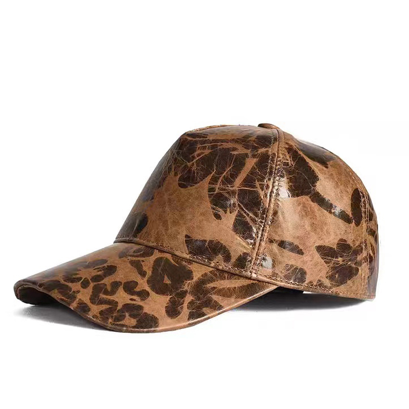 Letters Printed Leather Baseba - Baseball Cap Structured recension och pris