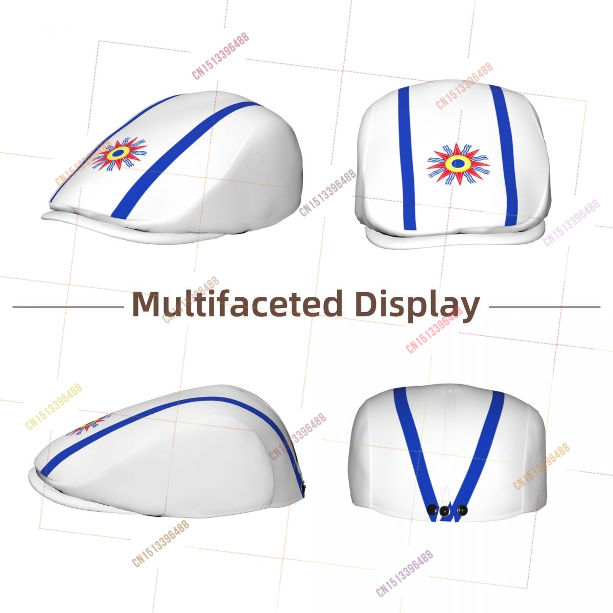Chaldean Flag Men Women Flat I - Newsboy Cap Ivy recension och pris