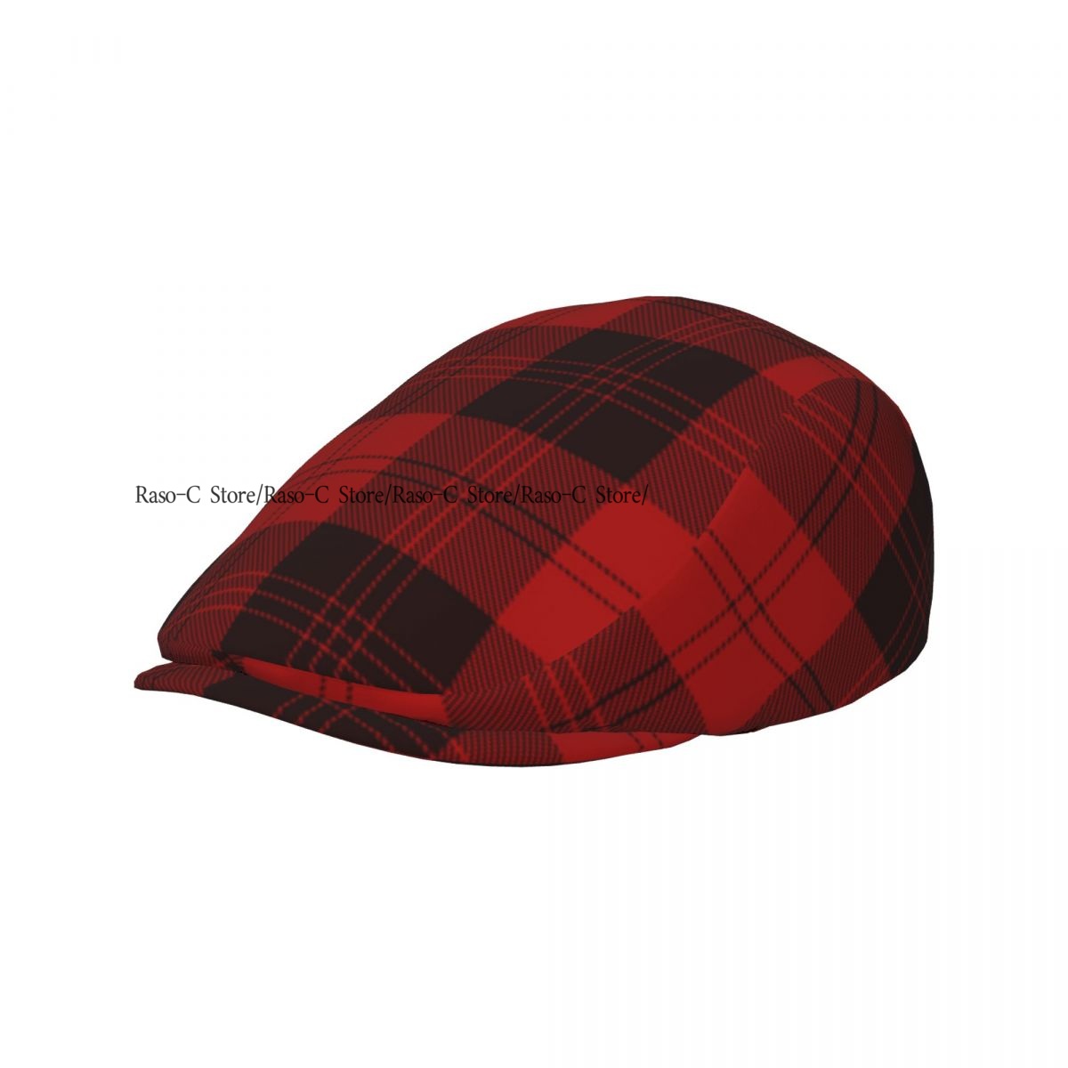 Adult Flat Cap Red Plaid Tarta - Newsboy Cap Ivy recension och pris